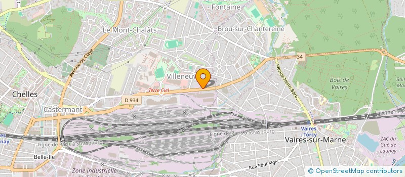 localisation de l'entreprise JARDINERIES D'ICI à CHELLES
