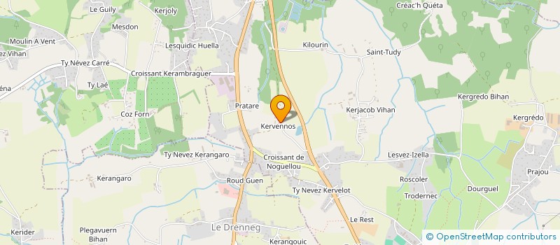 localisation de l'entreprise JARDINET PROPIG à FOUESNANT