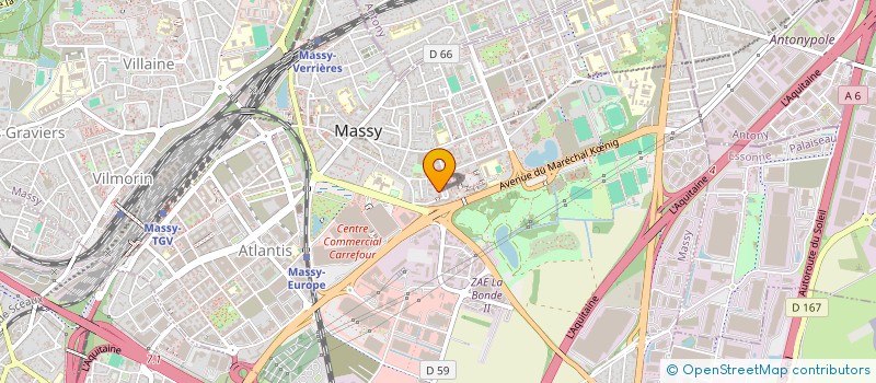 localisation de l'entreprise JARDINETTE à MASSY