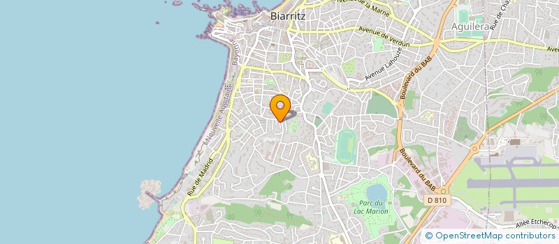 localisation de l'entreprise JARDINIER ECO RESPONSABLE  BIARRITZ