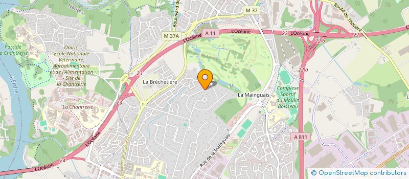localisation de l'entreprise JARDINIER MALIN à CARQUEFOU