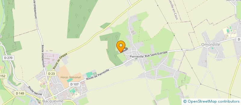 localisation de l'entreprise JARDINIER ORGANISATION SERVICES (J.O.S)  BACQUEVILLE-EN-CAUX