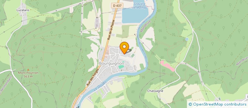 localisation de l'entreprise JARDINIER-SARL HORT CAMBOLY ROLAND CEDRI  BOURGUIGNON