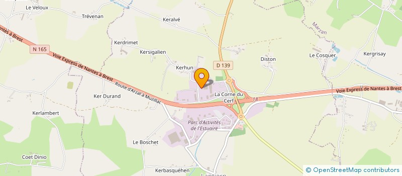 localisation de l'entreprise JARDINIER SERVICE  ARZAL