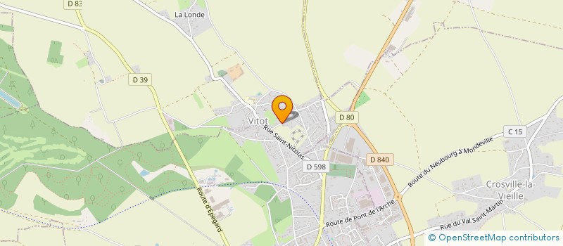 localisation de l'entreprise JARDINIERS DE FRANCE DU NEUBOURG ET DE SA REGION  VITOT