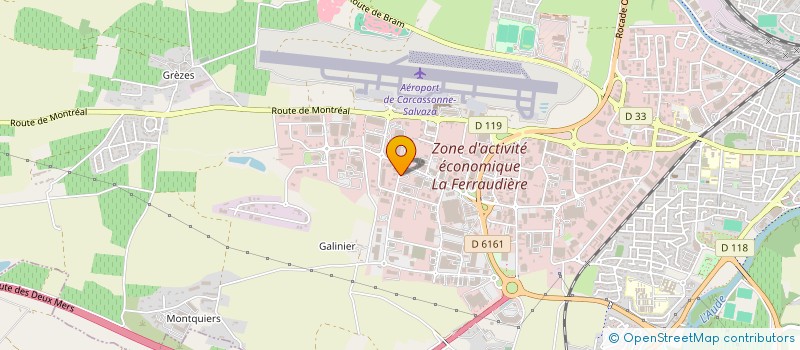 localisation de l'entreprise JARDINIERS DU SITE MARIUS CAUSSE  CARCASSONNE