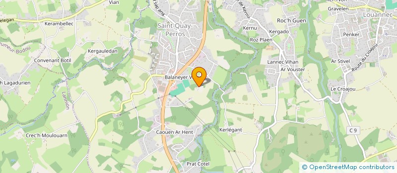 localisation de l'entreprise JARDINIERS SERVICES W.D.  SAINT-QUAY-PERROS