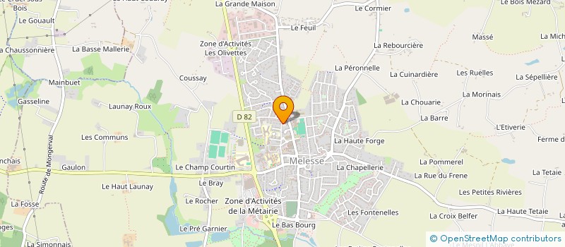 localisation de l'entreprise JARDINONS ENSEMBLE  MELESSE