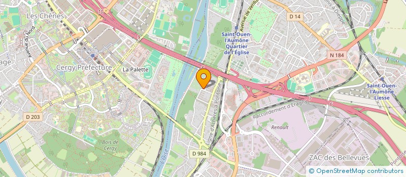 localisation de l'entreprise JARDINOT CENTRE DE JARDINS D'ERAGNY-SUR-OISE à ERAGNY