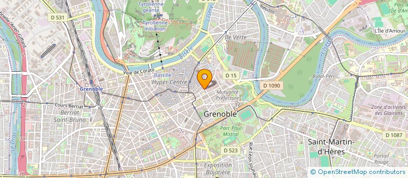 localisation de l'entreprise JARDINS  GRENOBLE