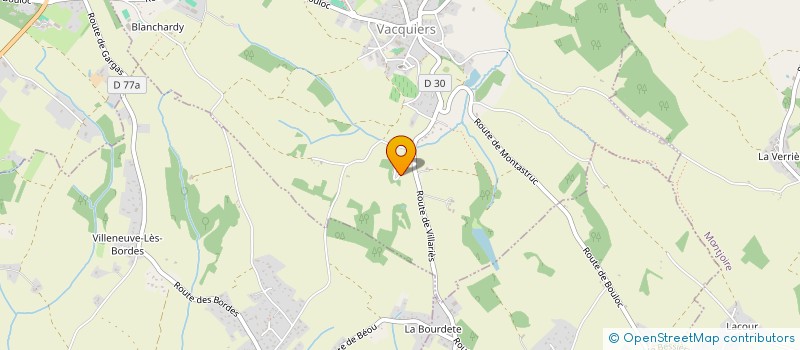 localisation de l'entreprise JARDINS BARRACHET  VACQUIERS