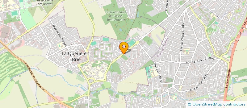 localisation de l'entreprise JARDINS CONSEILS 94  LA QUEUE-EN-BRIE