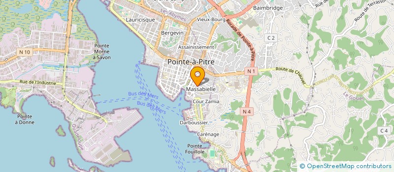 localisation de l'entreprise JARDINS CREOLES SERVICES à POINTE-A-PITRE