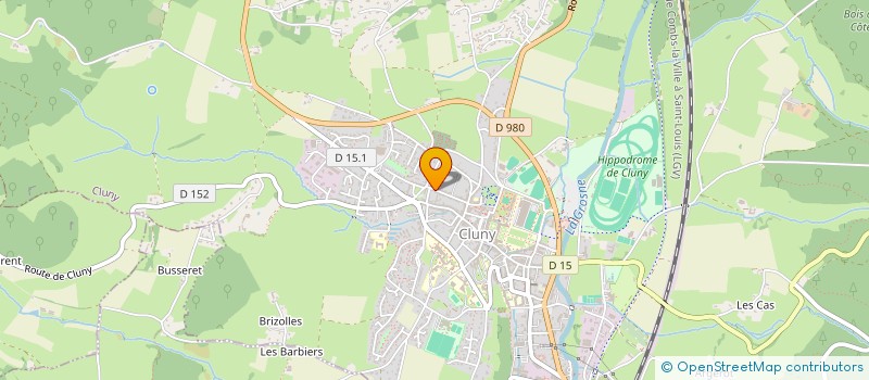 localisation de l'entreprise JARDINS D'AVRIL  CLUNY