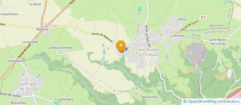 localisation de l'entreprise JARDINS D'ENFANTS DES COLLINES  BEAUVALLON