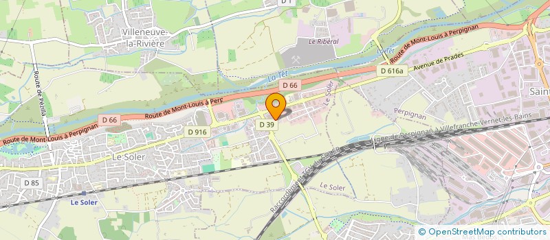 localisation de l'entreprise JARDINS D'EUGENIE  LE SOLER