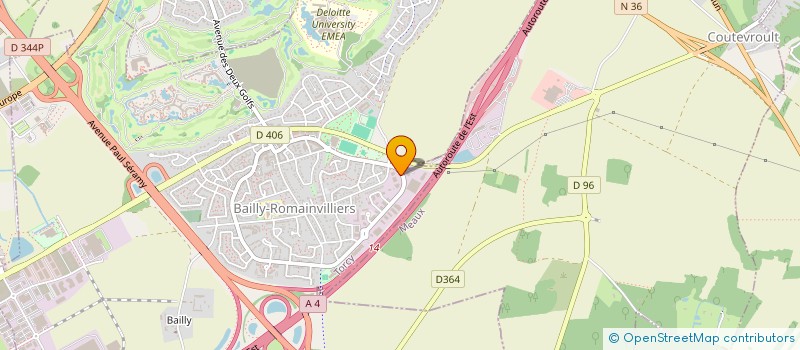 localisation de l'entreprise JARDINS D EUROPE  BAILLY-ROMAINVILLIERS