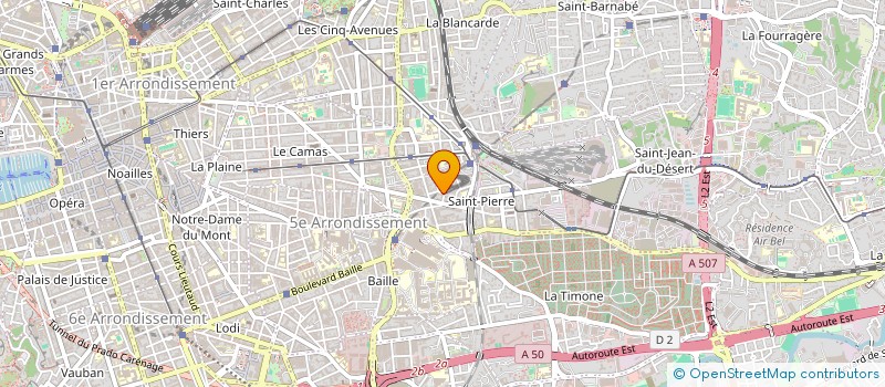 localisation de l'entreprise JARDINS D'HOSPITALITE à MARSEILLE