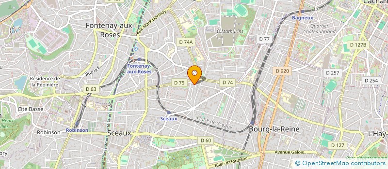 localisation de l'entreprise JARDINS DE BLAGIS à SCEAUX