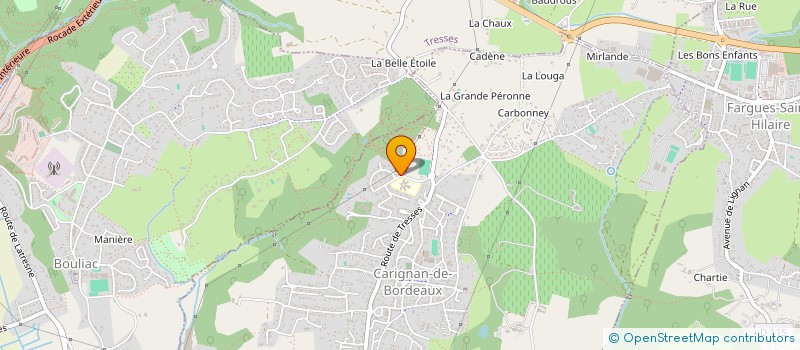 localisation de l'entreprise JARDINS DE CABIRACS  CARIGNAN-DE-BORDEAUX