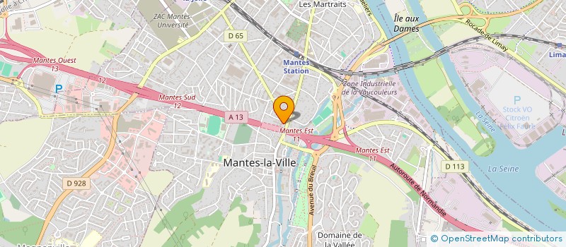 localisation de l'entreprise JARDINS DE CHANTEREINE MANTEVILLOIS  AJCM78711 à MANTES-LA-VILLE