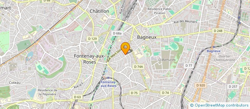 localisation de l'entreprise JARDINS DE CONTES à FONTENAY-AUX-ROSES