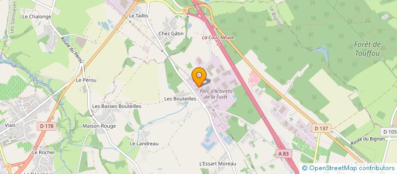 localisation de l'entreprise JARDINS DE GALLY GRAND OUEST à LE BIGNON