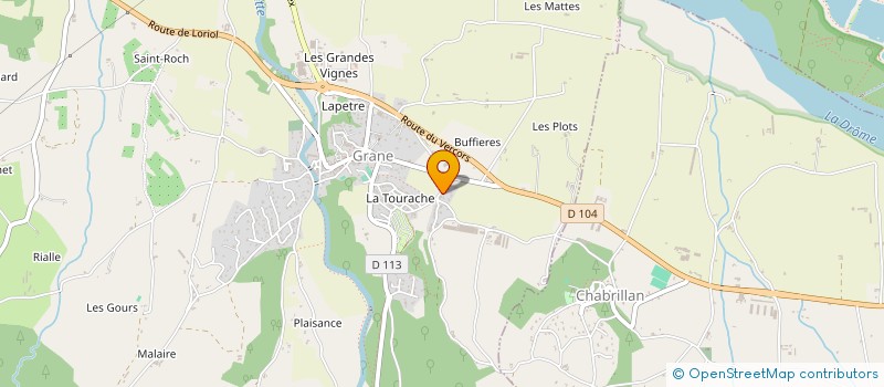 localisation de l'entreprise JARDINS DE GRANE  GRANE