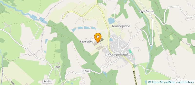 localisation de l'entreprise JARDINS DE L ANGOUMOIS à MONTEMBOEUF