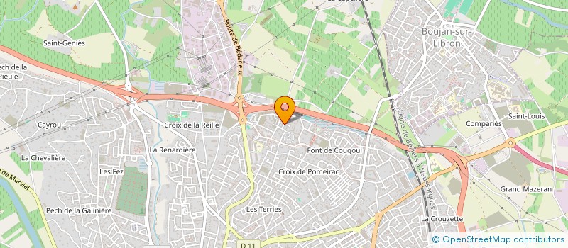 localisation de l'entreprise JARDINS DE L'EUROPE  BEZIERS