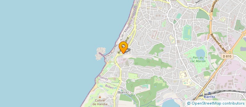 localisation de l'entreprise JARDINS DE MILADY à BIARRITZ