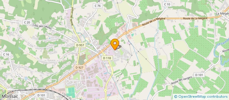 localisation de l'entreprise JARDINS DE MOISSAC ST PIERRE LA RIVIERE  MOISSAC