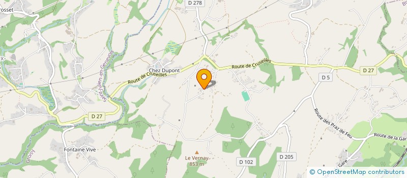 localisation de l'entreprise JARDINS DE NOS MONTAGNES  MONT-SAXONNEX