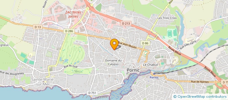 localisation de l'entreprise JARDINS DE PALATA  PORNIC