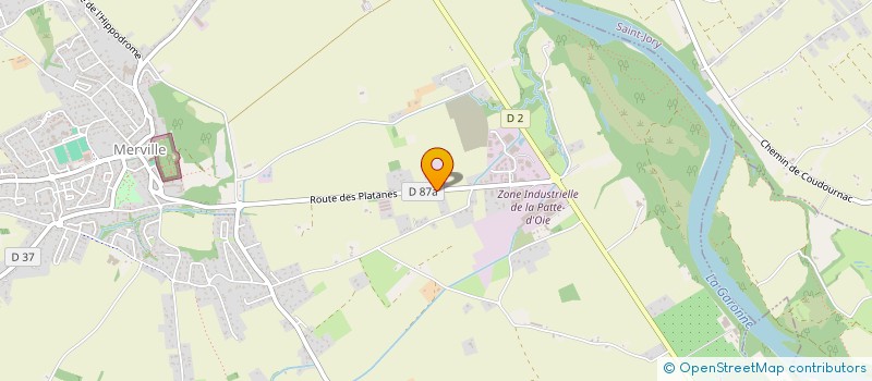 localisation de l'entreprise JARDINS DE RAYMOND NAVES  MERVILLE