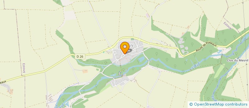 localisation de l'entreprise JARDINS DES 4 SAISONS à ESTOUY