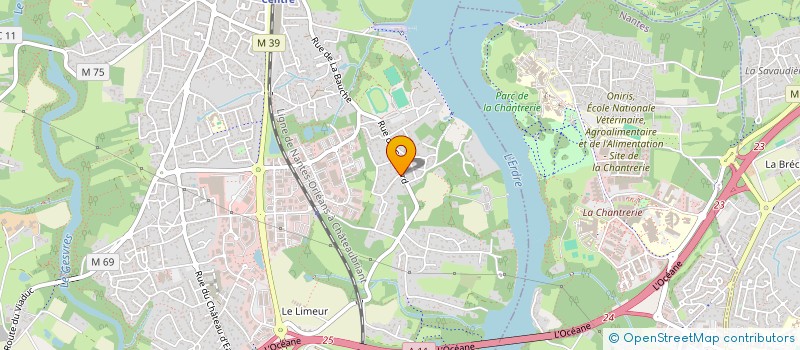 localisation de l'entreprise JARDINS DES ARTS PAYS DE LOIRE  LA CHAPELLE-SUR-ERDRE