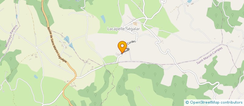 localisation de l'entreprise JARDINS DES BASTIDES  MILHARS