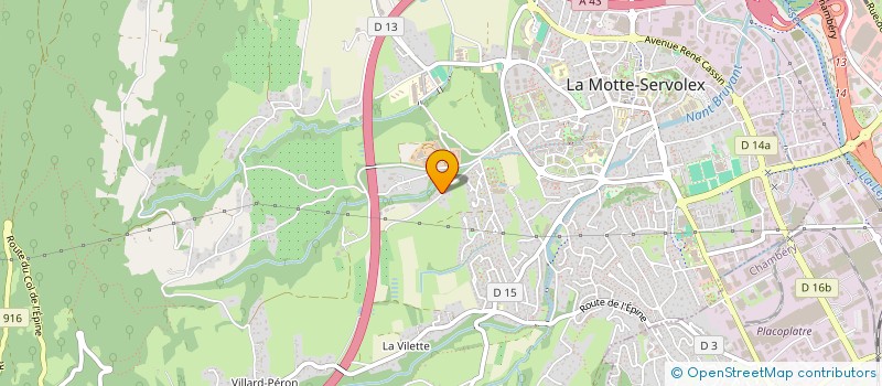 localisation de l'entreprise JARDINS DES HERISSSONS  LA MOTTE-SERVOLEX