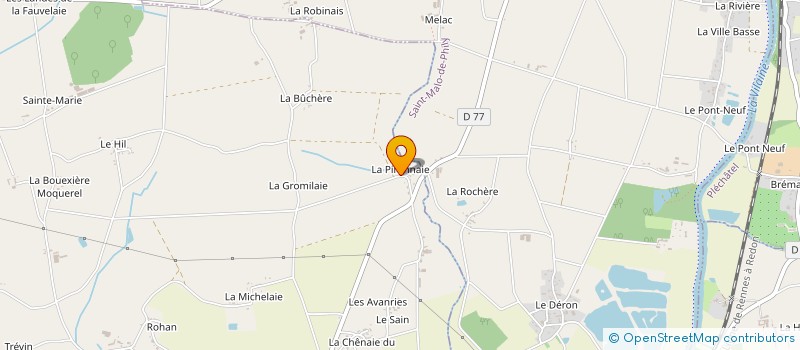 localisation de l'entreprise JARDINS DES VALLONS  GUIPRY-MESSAC