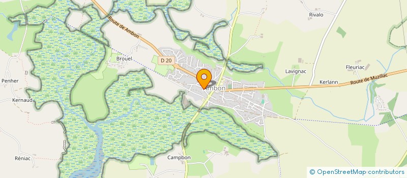 localisation de l'entreprise JARDINS DT  MUZILLAC