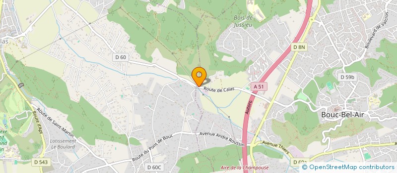 localisation de l'entreprise JARDINS DU CLUB  CABRIES