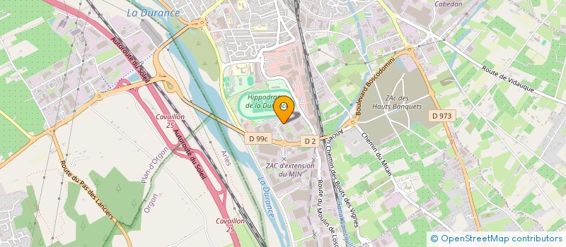 localisation de l'entreprise JARDINS DU LUBERON  CAVAILLON