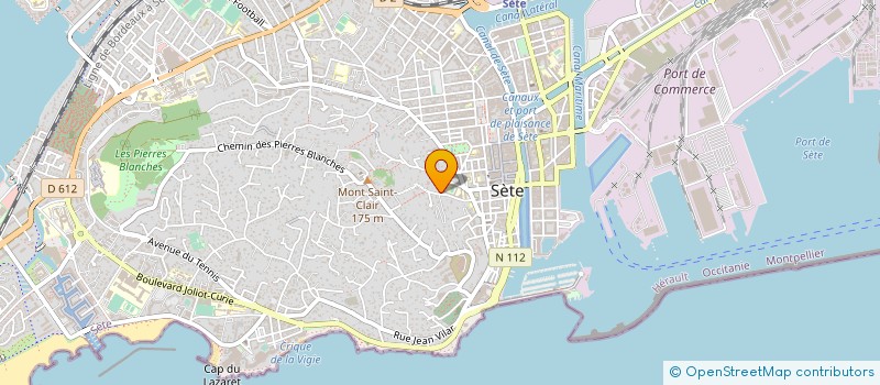 localisation de l'entreprise JARDINS DU MAS à SETE