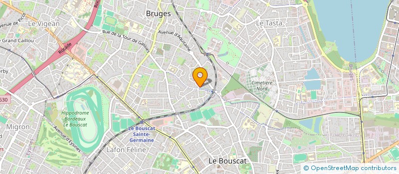 localisation de l'entreprise JARDINS DU PARADIS à BRUGES