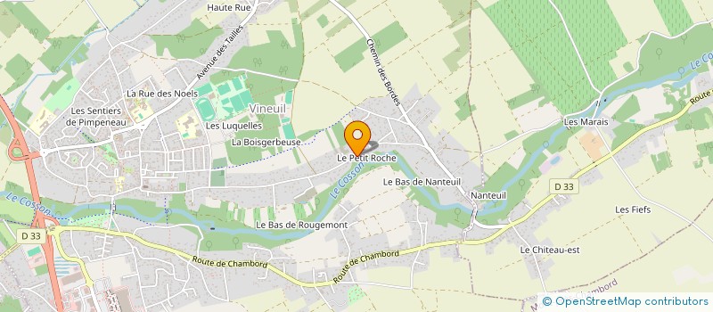 localisation de l'entreprise JARDINS ESPACES VERTS 3 000 à VINEUIL
