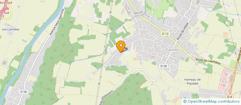 localisation de l'entreprise JARDINS-ESPACES VERTS OCCITANS  EAUNES