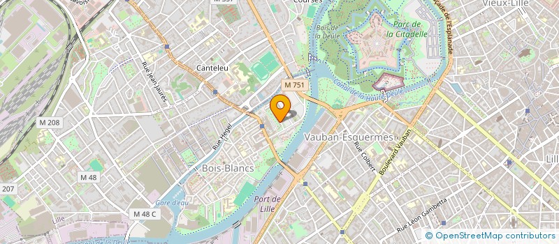 localisation de l'entreprise JARDINS ET CITE à LILLE