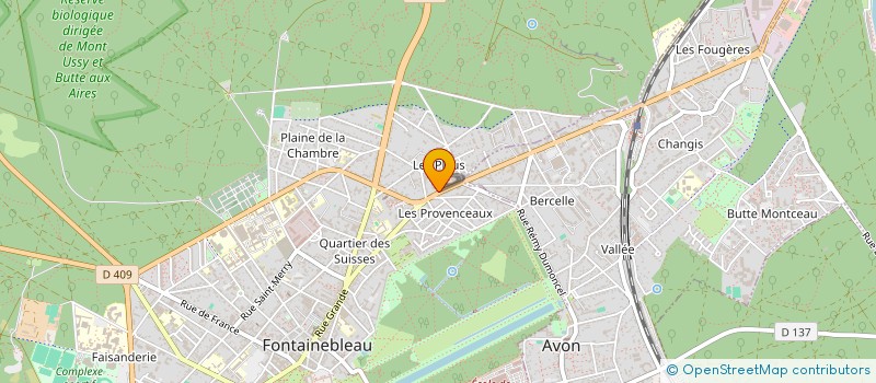 localisation de l'entreprise JARDINS ET FLEURS à FONTAINEBLEAU