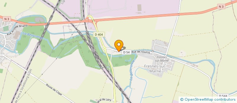 localisation de l'entreprise JARDINS ET FORETS DE FRANCE  FRESNES-SUR-MARNE